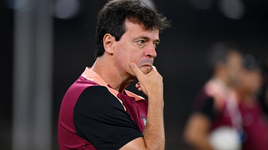 Platense x Corinthians Libertadores Fernando Diniz — Foto: REUTERS/Rodrigo Valle