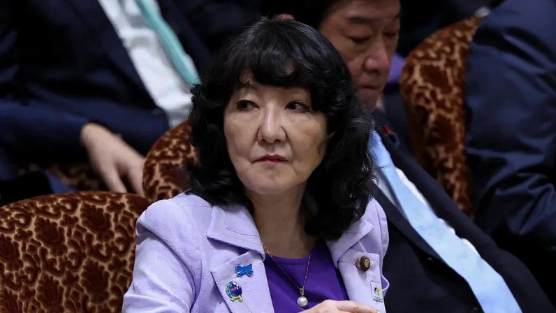 Ministra das Finanças do Japão, Satsuki Katayama, durante audiência em comissão do Parlamento, em Tóquio 7 de abril de 2026 REUTERS/Issei Kato