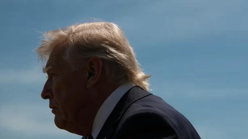 O presidente americano, Donald Trump — Foto: Jessica Koscielniak/Reuters