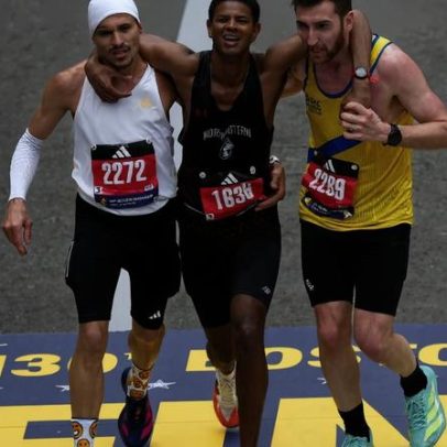 Brasileiro ganha destaque por ato de empatia na Maratona de Boston