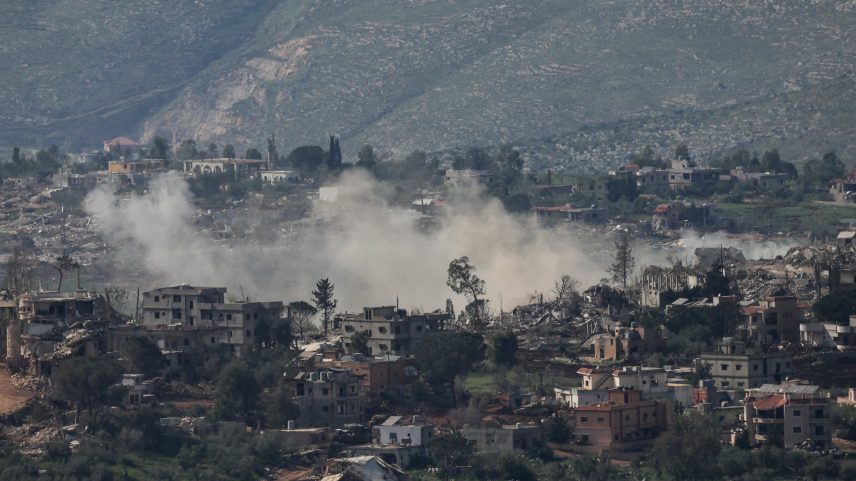 Fumaça no Líbano após ataque israelense