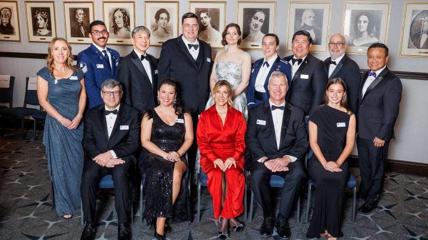 The 2026 award recipients at the 69th Annual Robert H. Goddard Memorial Dinner at the Washington Hilton on March 13, 2026.