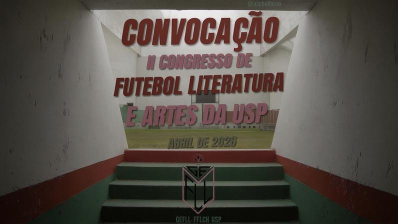 Banner de divulgação do evento – Foto: Grupo de Pesquisa Futebol, Literatura e Linguagem