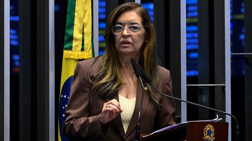 Senadora Dra. Eudócia (PL-AL) em pronunciamento à tribuna.