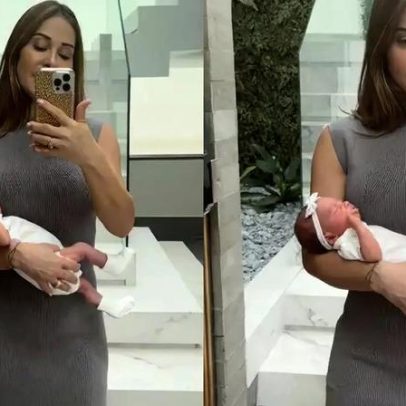 Maíra Cardi pede orações pela filha Eloah, bebê está internada