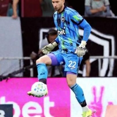 Botafogo diante do Internacional: Neto, sempre Neto