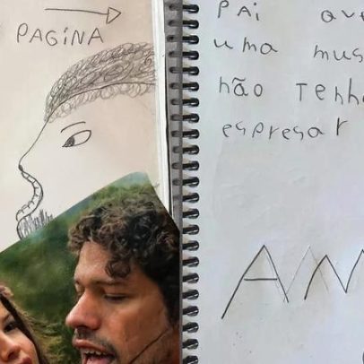 José Loreto mostra presente especial da filha com Débora Nascimento