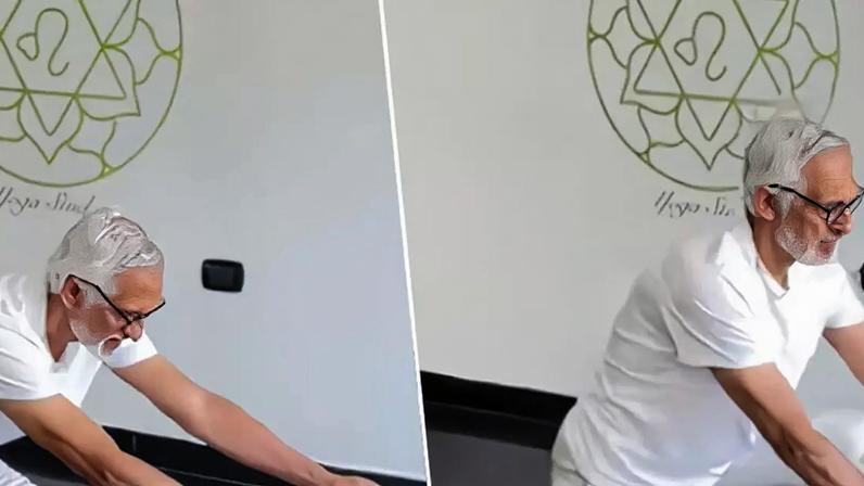 Yoga na cadeira: exercícios para melhorar a mobilidade do quadril e fortalecer as pernas sem impacto, para maiores de 60 anos.