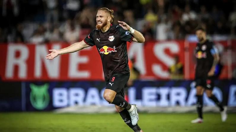 Isidro Pitta, jogador do Red Bull Bragantino.
