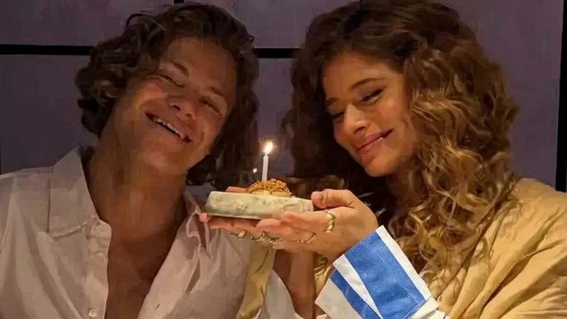 Isadora Cruz e Lucas Braathen
