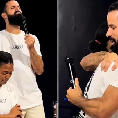 Pastor doa ofertas de culto para jovem órfã na Bahia