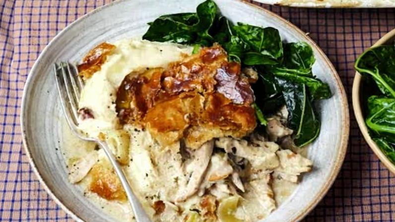 Seeking perfection … Felicity Cloake’s chicken pie.