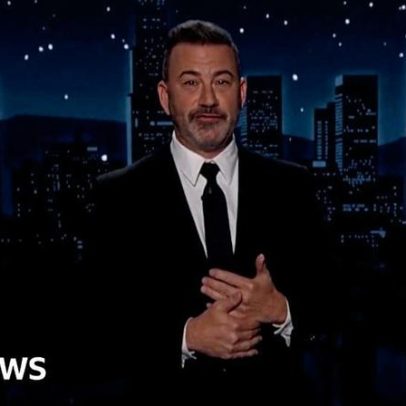 Jimmy Kimmel defende piada sobre viúva grávida após críticas da primeira-dama