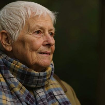 Judi Dench revela jardim com estátua de Victoria e piscina