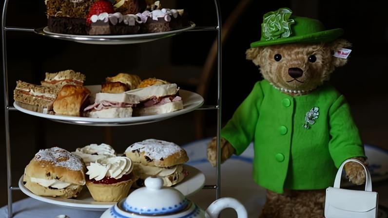 A limited-edition Queen Elizabeth II commemorative bear. Yours for only £289.