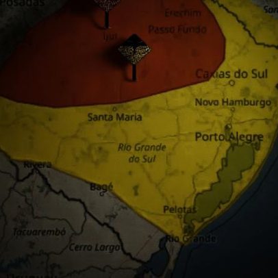 INMET emite alerta de tempestade para o RS nesta quinta
