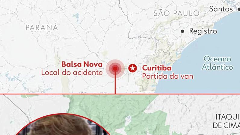 Infográfico - Jovem que morreu em acidente na BR-277 era herdeiro do grupo de concessionárias Barigüi — Foto: Foto: Arte/g1