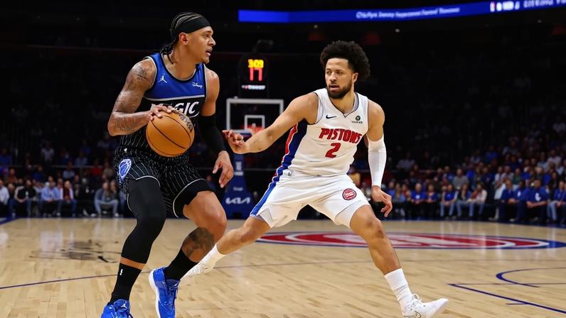 Noite histórica de Cade Cunningham mantém Pistons vivos na série contra Magic
