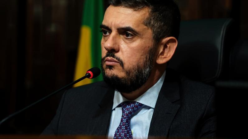 Presidente da Alerj, deputado estadual Rodrigo Bacellar. Foto: Thiago Lontra/ALERJ