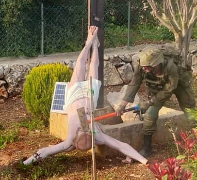 Exército israelense investiga soldado visto atingindo estátua de Jesus no Líbano