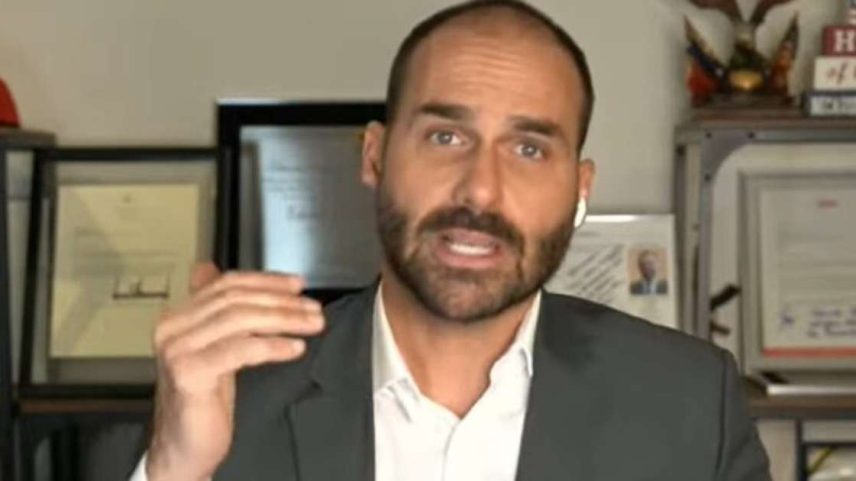 Moraes vota para condenar Eduardo Bolsonaro a 1 ano de prisão por difamação contra Tabata Amaral