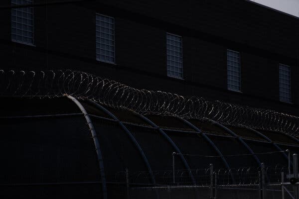 Delaney Hall, an Immigration and Customs Enforcement detention center in Newark, N.J., last month.
