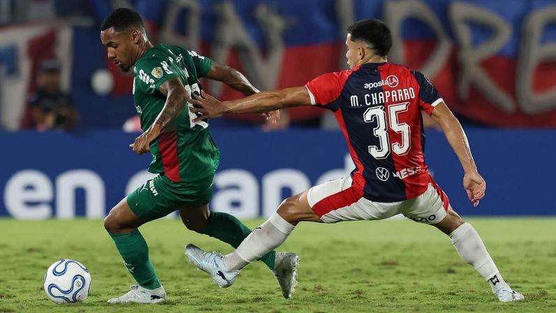 Allan foi um dos melhores em campo pelo Palmeiras e importante para o gol — Foto: Cesar Greco / Palmeiras