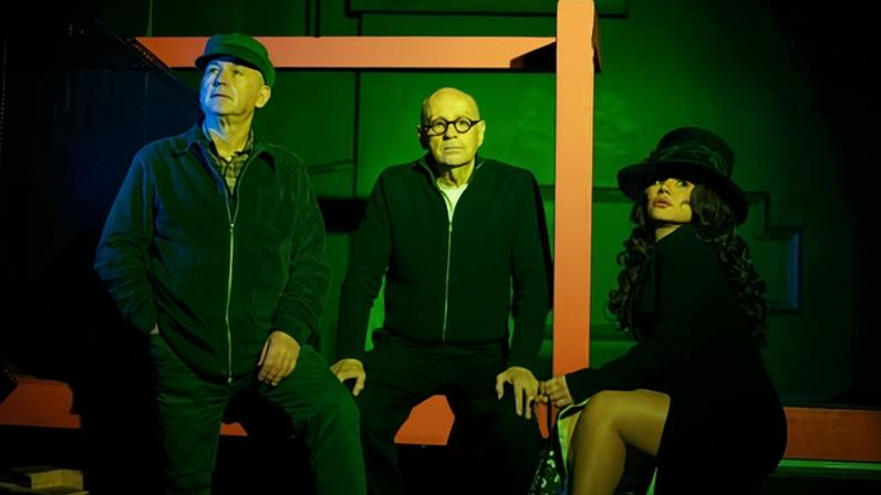 Rekindled enthusiasm … from left, Dave Hughes, Balfe and Eve Quartermain of Late Transmissions.