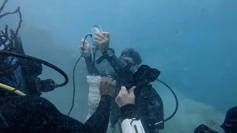 Buzos usam alto-falantes subaquáticos para auxiliar recifes de coral