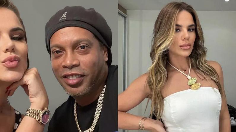 Cunhada de Ronaldinho Gaúcho já emagreceu 23 kg e é responsável por estratégia digital do ex-craque da Seleção Brasileira; veja antes e depois!