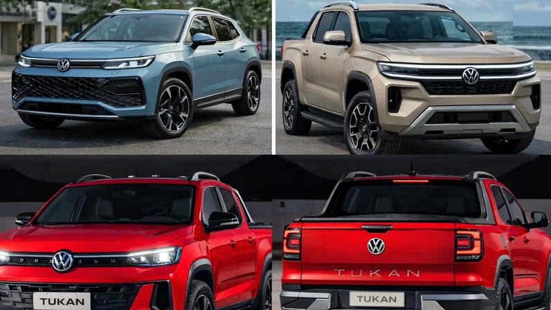 Nova Amarok, SUV médio e Tukan híbrida: descobrimos os segredos da VW