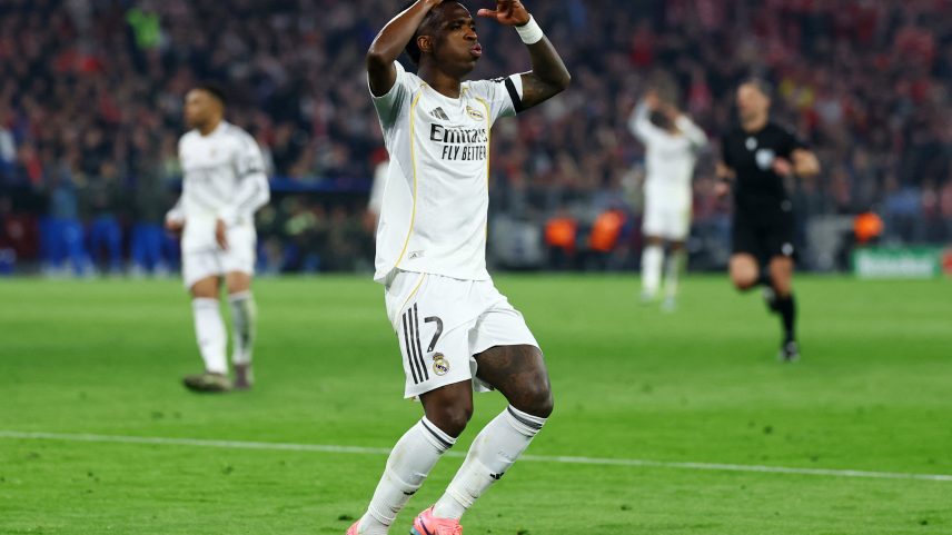 Vini Jr. deu a assistência para o gol de Mbappé