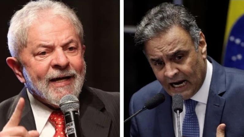 O PT de Lula e o PSDB de Aécio Neves, adversários históricos, podem andar juntos em Minas Gerais