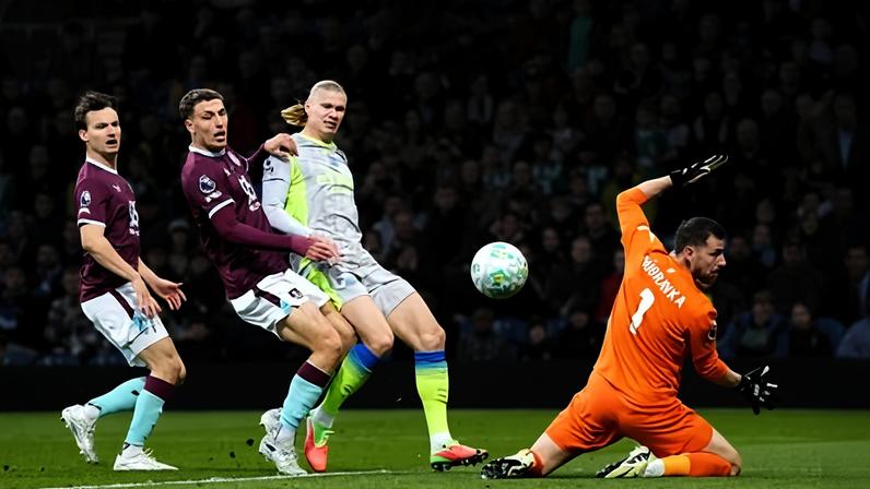 Haaland leva o City ao topo e deixa Burnley em queda