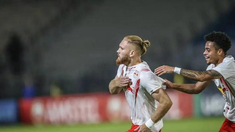 Isidro Pitta, jogador do Red Bull Bragantino.