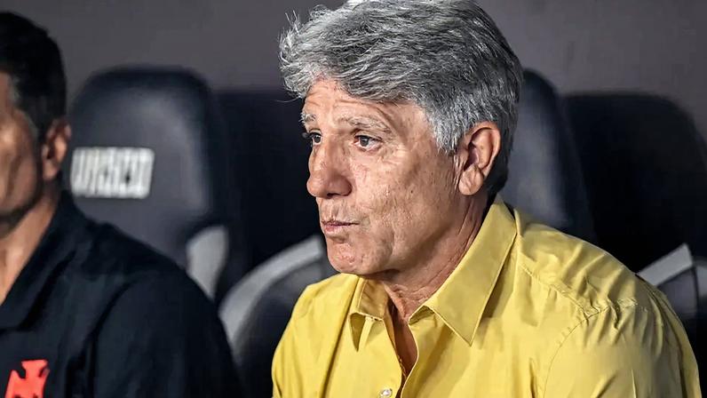 Renato Gaúcho durante a coletiva do Vasco (Foto: Pedro Cobalea/Lance!)