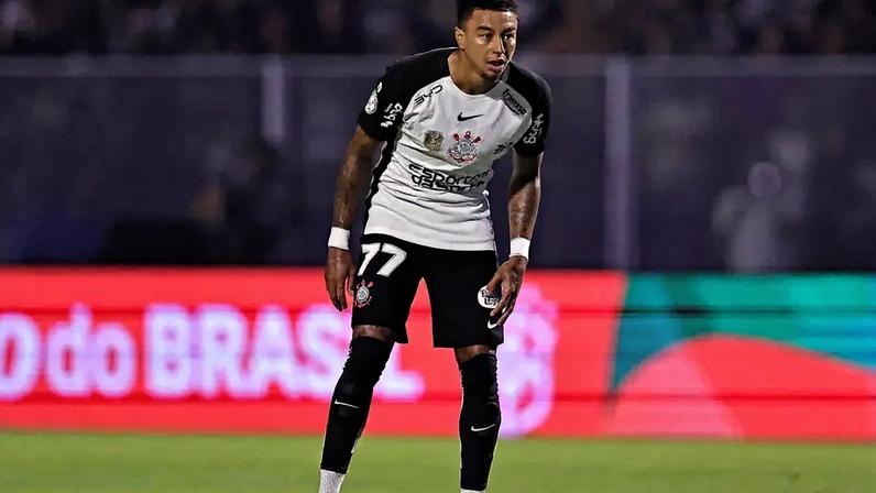 Corinthians abriu o placar diante do Barra, no Estádio da Ressacada pela Copa do Brasil. (Foto: Heuler Andrey/DiaEsportivo/Folhapress)