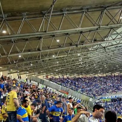 Torcedor do Boca Juniors é detido por gesto racista no Mineirão