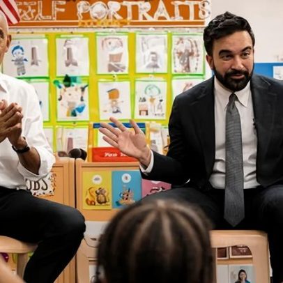 Obama e Mamdani leem e cantam com crianças de pré-escola em Nova York
