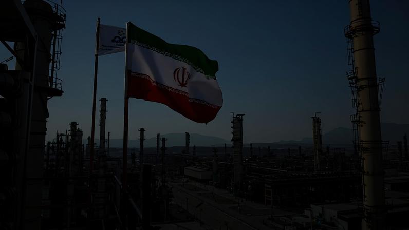Refinaria de petróleo no Irã antes do início da guerra — Foto: Ali Mohammadi/Bloomberg