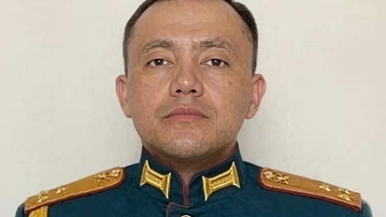 Sources said Maj Gen Azatbek Omurbekov was targeted with a bomb placed in a mailbox of his apartment block.