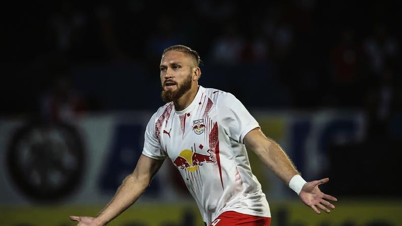 Isidro Pitta, jogador do Red Bull Bragantino.