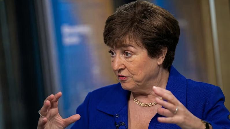 Diretora-gerente do FMI, Kristalina Georgieva — Foto: Krisztian Bocsi/Bloomberg
