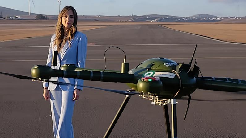 Marta García, presidenta de la nueva patronal Ecuas, que engloba a los fabricantes de drones en España. Imagen cedida por Ecuas.