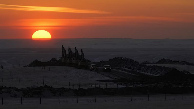 oleoduto Keystone XL — Foto: Jason Franson/Bloomberg
