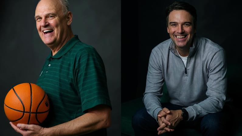 Oscar e Tadeu Schimidt (Fotos: Instagram e Globo)
