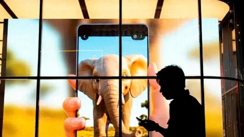 A Samsung flagship store in central Seoul, South Korea, on 29 April 2026.