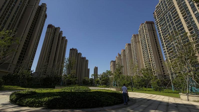 Condomínio desocupado na China: governo não divulga números sobre habitações não entregues no país — Foto: Qilai Shen/Bloomberg