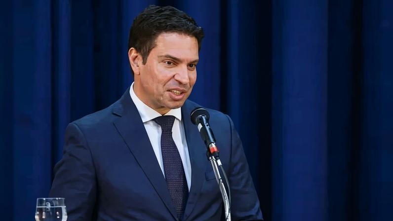 Alexandre Ramagem durante solenidade em que foi empossado na direção da Agência Brasileira de Inteligência (Abin)