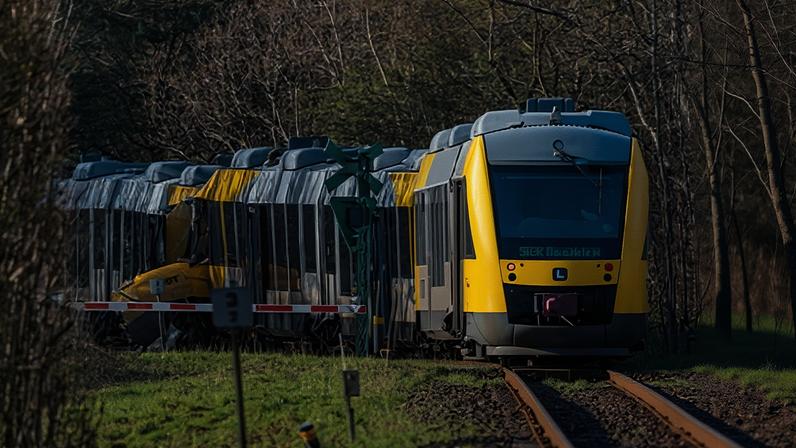 The incident happened north of Copenhagen on a train line linking Hillerod and Kagerup.
